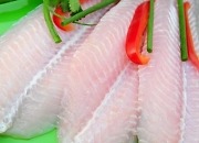 Pangasius fillet light pink well trimmed